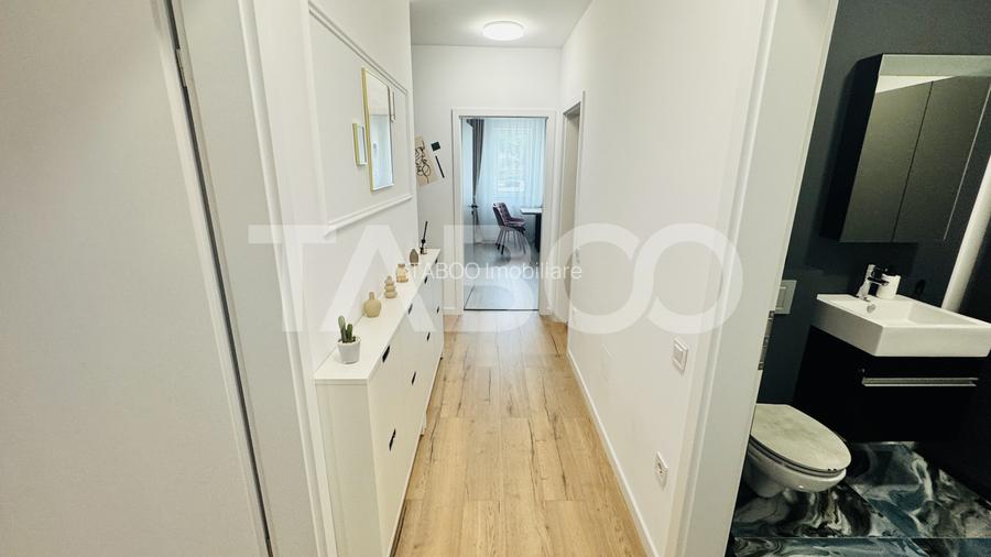 Apartament modern 63mpu 3 camere 2 bai 2 parcari de vanzare Sibiu - 6