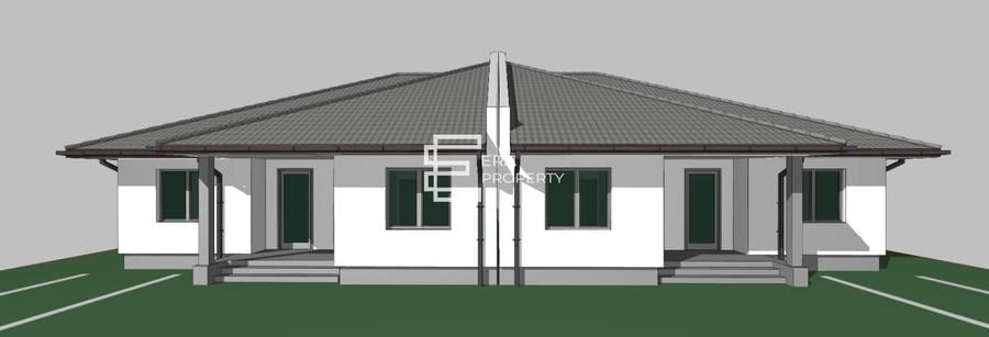 Case pe un singur nivel teren 479 mp cu panouri solare – Cristian/Sibiu
