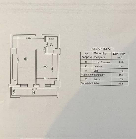 2 camere - zona Garii - complex Arka- etaj 6 - 138000 Euro