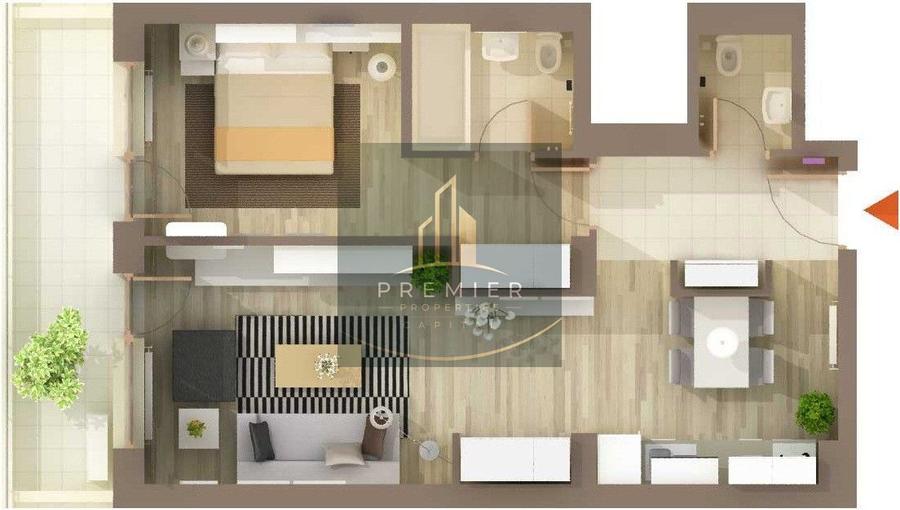 Iancu Nicolae zona Privighetorilor de inchiriat 2 camere