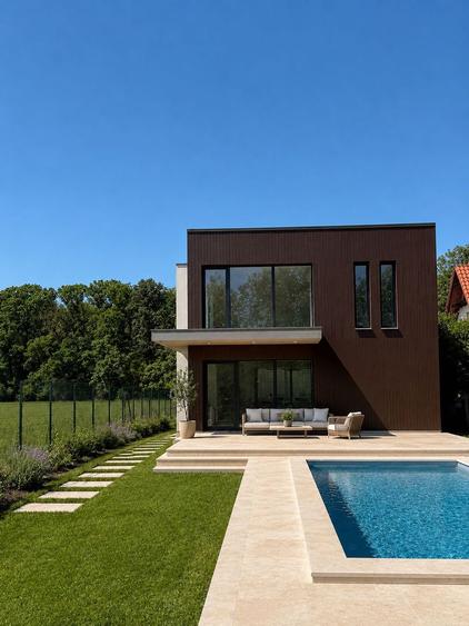 VILA NOUA CU PISCINA SI DESCHIDERE LA PADURE-GHERMANESTI, SNAGOV