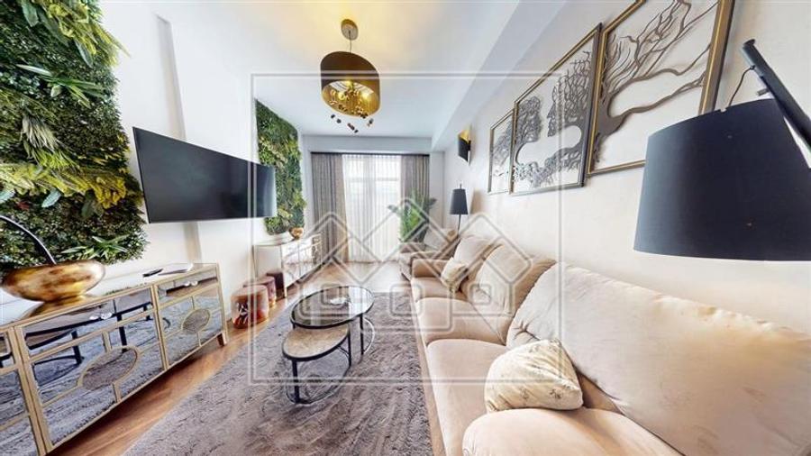 Penthouse de vanzare, terasa de 120 mp, mobilat si utilat confort lux