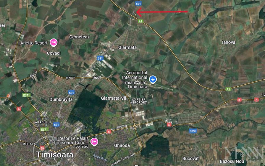 Teren industrial PUZ aprobat | De Vanzare | Giarmata, Timis