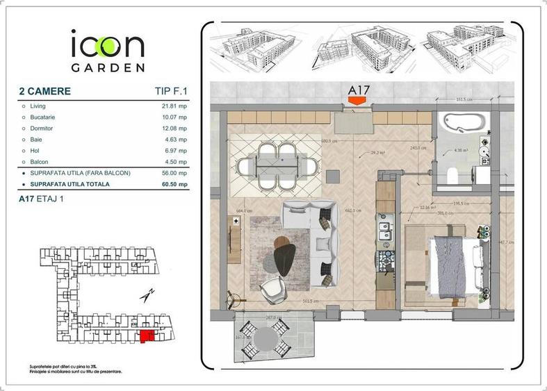 Apartament 2 camere în ansamblu nou, finalizat. Programează vizionare!