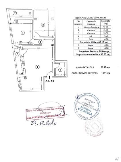 3 camere Bucureștii Noi | Metrou 310 m | Centrală proprie | Parcare 2 mașini - 9