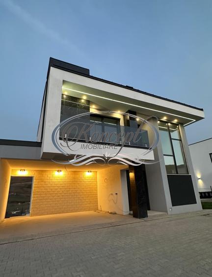Proprietate moderna cu design exterior deosebit in Popesti