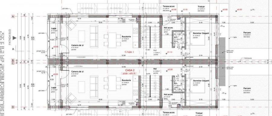 Casa Finisata | 193Mp  cu  Terasa Panoramica 65Mp | Parcare | Cart. Tineretului