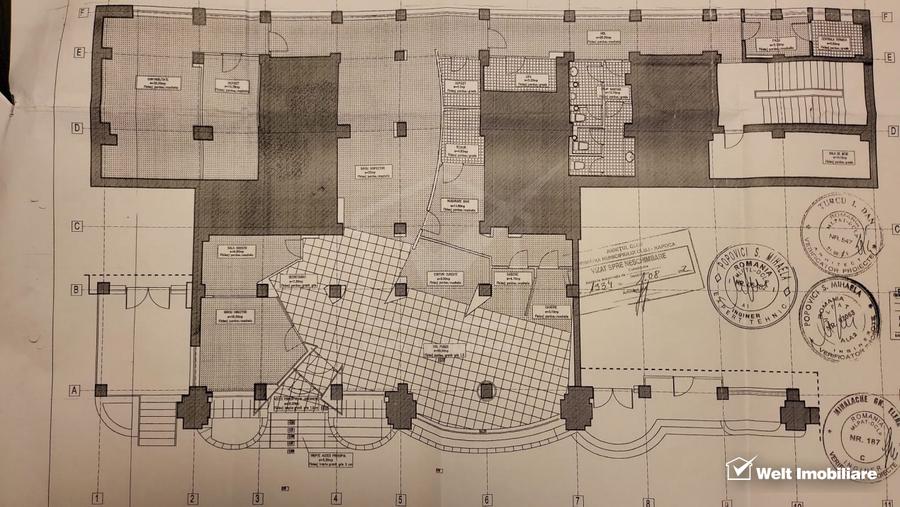 Spatiu comercial - bancar, parter 320mp, piata Cipariu
