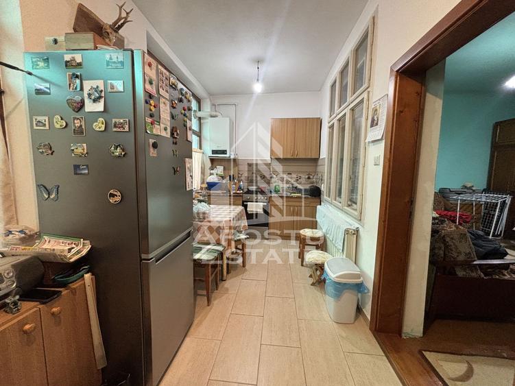 Casa 2 camere de vanzare Calea Sagului, Timisoara, curte comuna