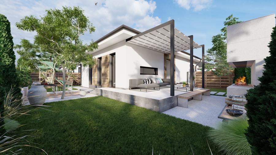 Casa cu ventilatie HVAC | Pompa de caldura | Panouri fotovoltaice | Smart Home
