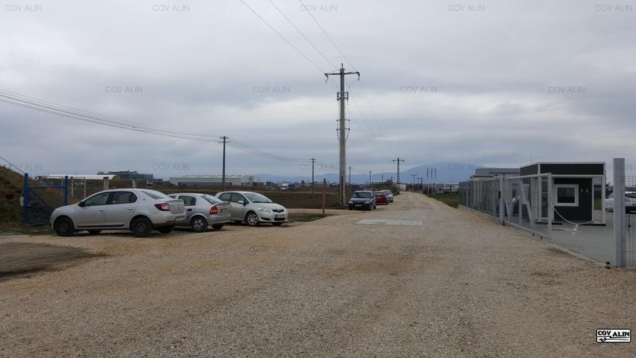 Teren 2100mp in DN 13-strada Durau, PUZ-prestari servicii, hale, depozitare!