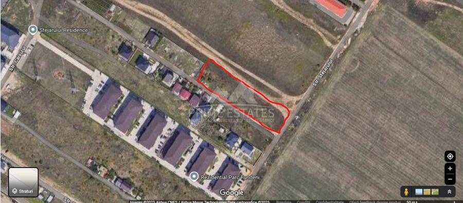 Teren intravilan 3000 mp de inchiriat Fundeni Dobroesti