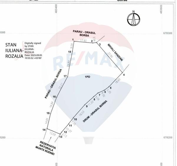 Teren 2,895mp Strada Priseci acces auto in zona telecabina BORSA
