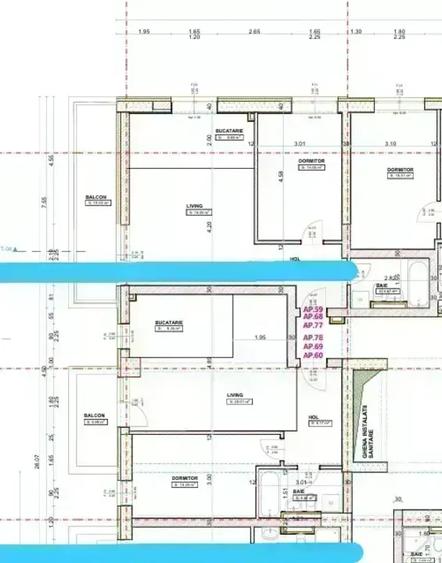 Apartament 2 camere sut 58,47 mpI Ela Cotroceni I Comision 0%