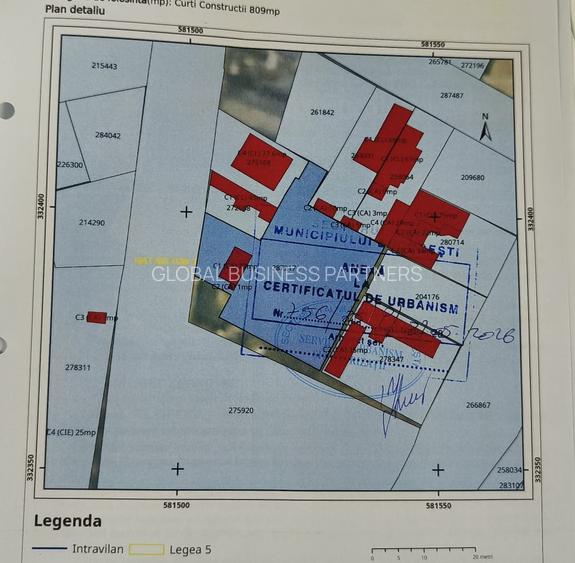 Teren intravilan 809 mp | Deschidere 20 m | Chitila – Str. Laminoarului | - 3