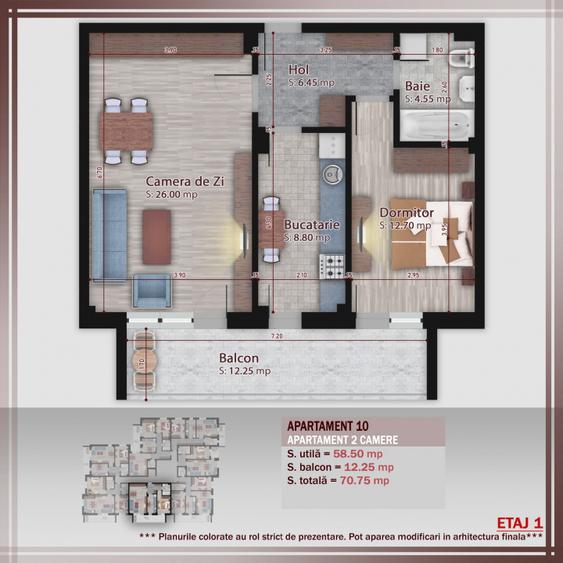 Theodor Pallady | 2 Camere | Constructie Noua | Centrala
