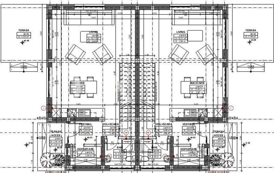 AX1188 Giroc/Vatra Veche, Duplex Cu 3 Dormitoare