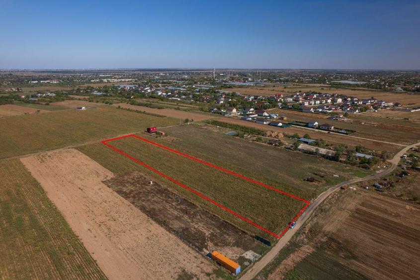 Adunatii Copaceni - Troitei | teren 6 525 mp | zona in dezvoltare