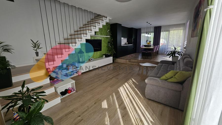 Duplex 113mp, gradina, finisat, Voronet