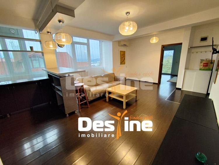 Apartament 3c mobilat și utilat, cu balcon + loc parcare