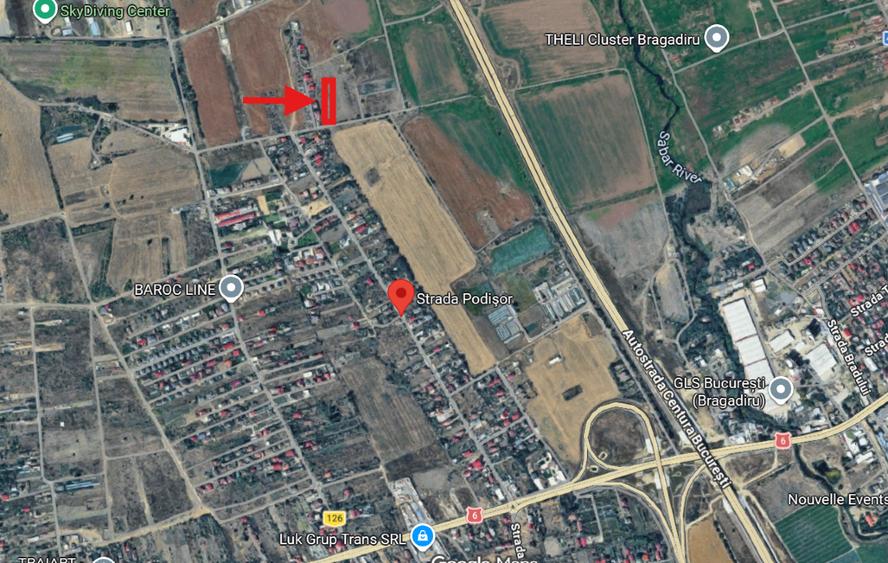 Loturi teren Bragadiru constructie case P+2 sau depozit
