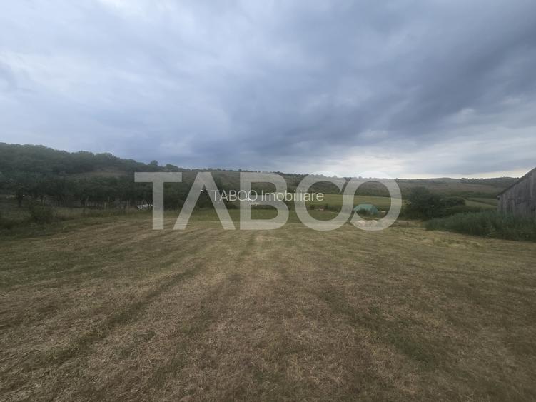 Teren de vanzare 8700 mp cu un front de 30m in Sura Mare - 8