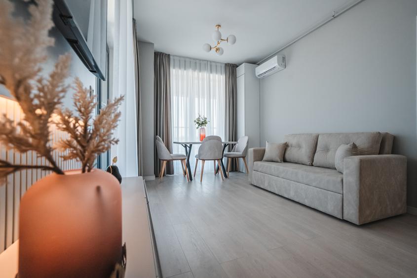 Promotie- SOLID RESIDENCE Sea View Mamaia - VEDERE LA MARE Mobilat utilat LUX