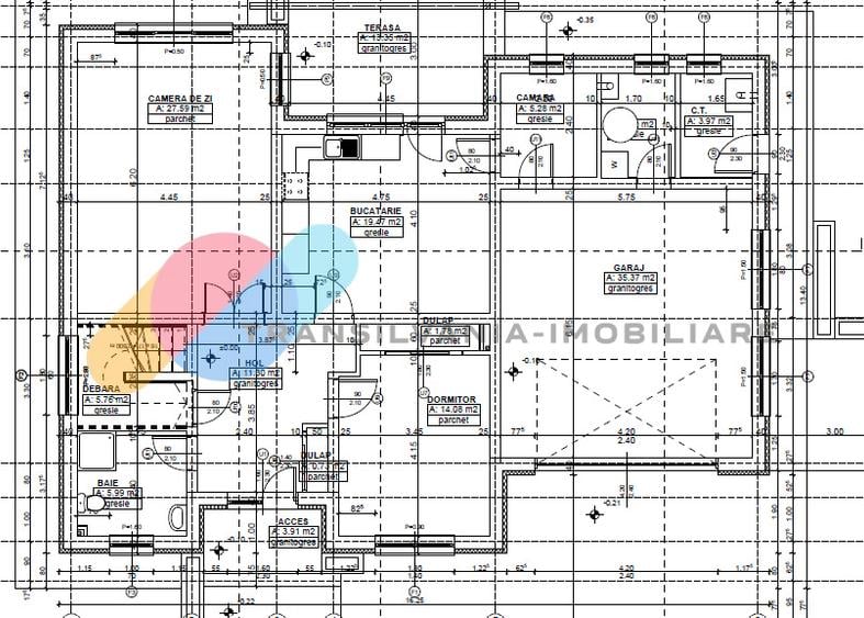 Casă individuală 181 mp utili + 563 mp teren, garaj, Str. Oașului