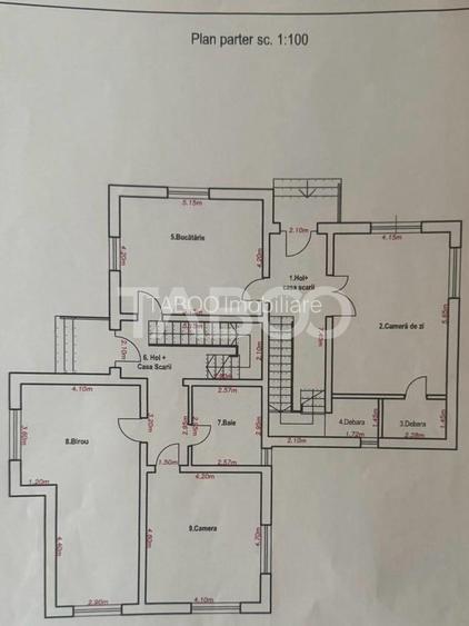 Casa de tip duplex 4 camere 140 mpu 2 bai zona Veterani in Sibiu - 2