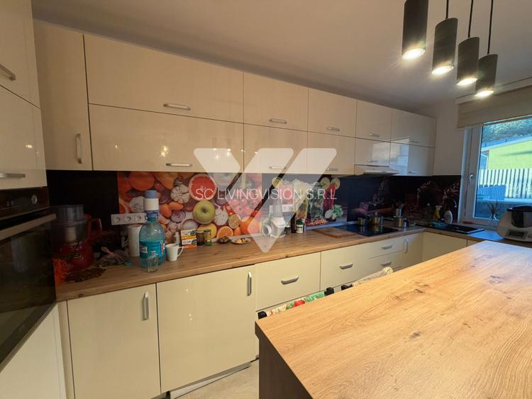 Casa 4 camere, 2 bai, mobilata de vanzare in Cristian Sibiu - 2