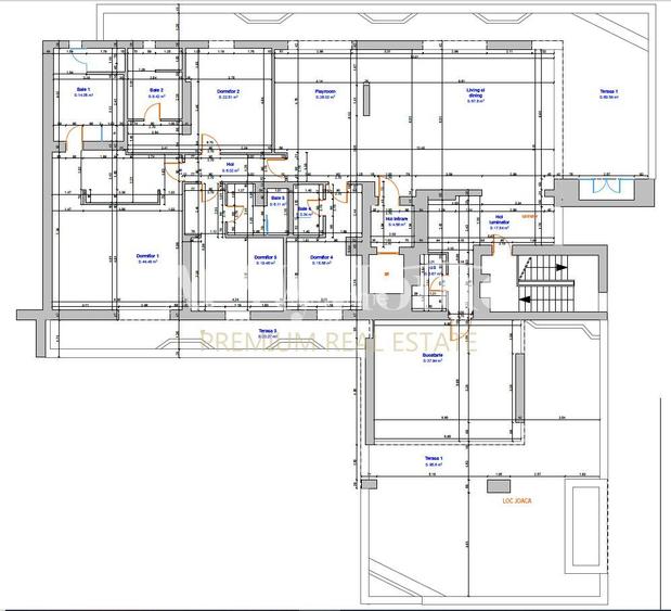 Penthouse Ultra Luxury cu 5 camere,  complet renovat,2 parcari,boxa,terase 195mp - 1