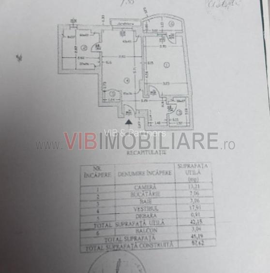 Piata Alba Iulia - Vitan - Casa de pensii -  2 camere - SUT 45MP - 12