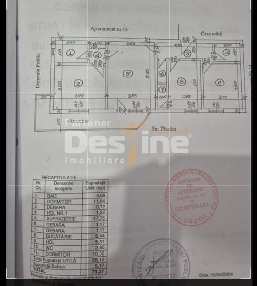 Apartament de vanzare CU 3 CAMERE LA 5 CALARASI