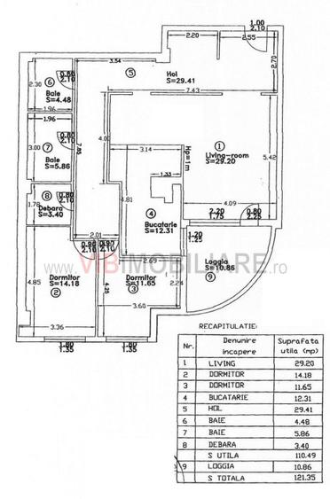 Baba Novac -Belvedere Residence- Vedere parc IOR - 3 camere 120 mp - 21