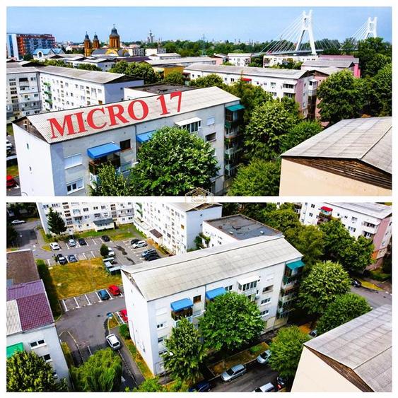Apartament decomandat cu 2 camere si 2 balcoane | Micro 17