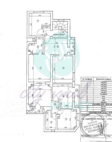 5 camere | 94  mp | Unirii | Ideal firmă / activități profesionale