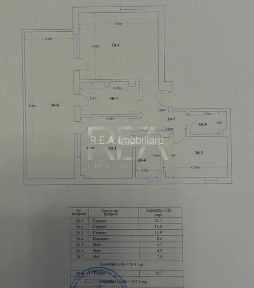3 camere Colentina decomandat, centrală, an 2024, 107 mp - 10
