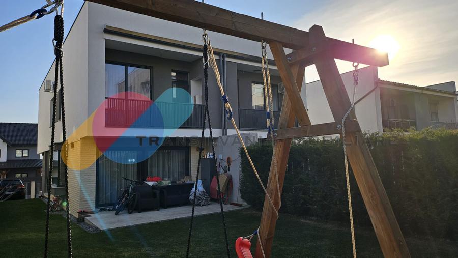 Duplex 113mp, gradina, finisat, Voronet