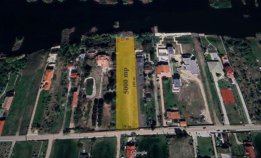 Teren excepțional la Lacul Snagov – 5.000 mp cu deschidere la lac