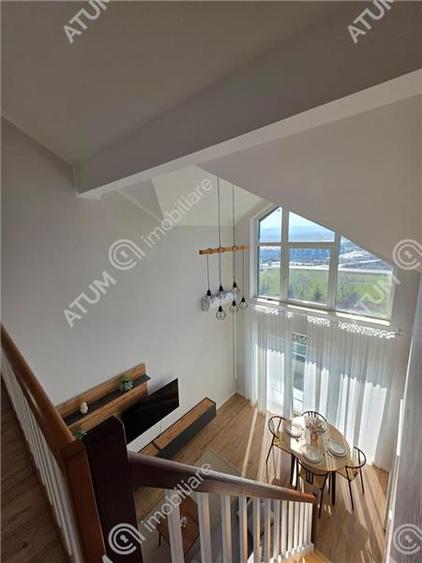 Penthouse cu 4 camere mobilat si utilat complet zonaTurnisor Sibiu