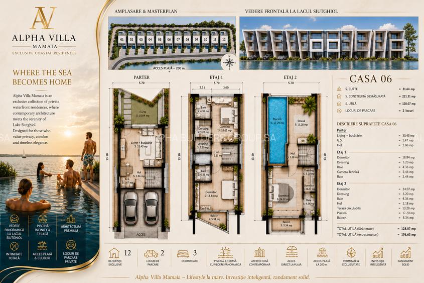 Alpha Villa Mamaia | Prima comunitate de vile de pe Bulevardul Mamaia, Constanța - 1