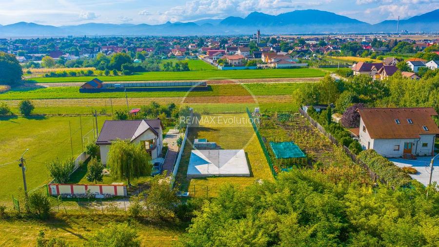 Teren 1090 mp- Fundatie pentru casa si anexa- Harman- Str. Stadionului - 9