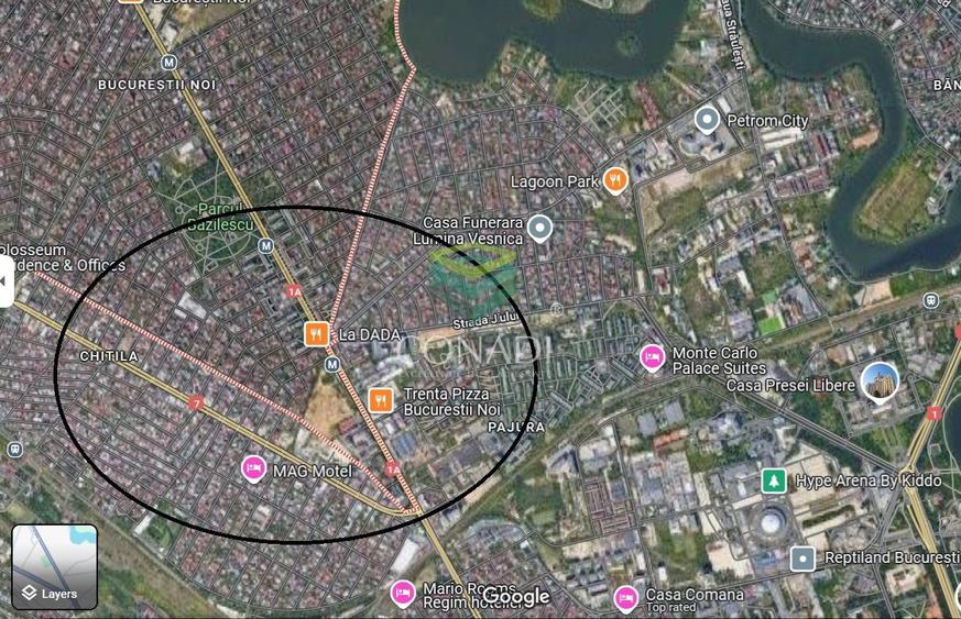 Zona Bucurestii Noi, spatiu comercial de vanzare, 156 mp construiti