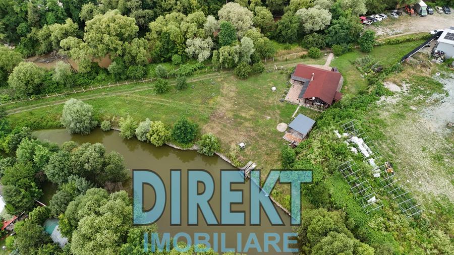 Proprietate deosebita! Teren generos+Lac+Casa de vacanta, Kaufland Sud