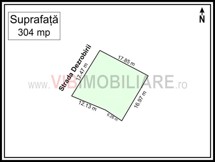Teren de vanzare – Militari, Dezrobirii | 304 mp | Deschidere 17 m | Utilitati |