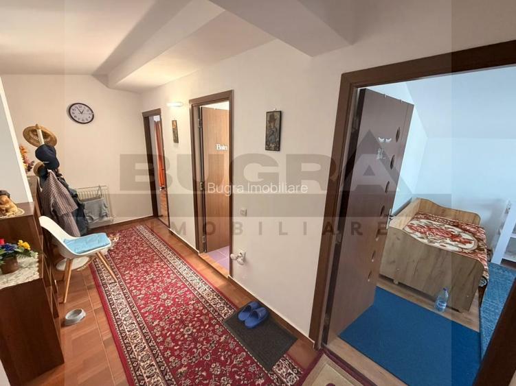 Casa individuala la cheie, 5 camere, 126 mp+474 mp teren, zona Gilau