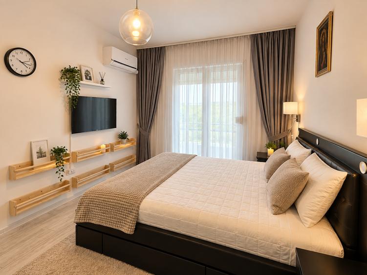 APARTAMENT 2 CAMERE| 70 MP | 1 LOC de PARCARE | DOTĂRI SMART | VEDERE PISCINA