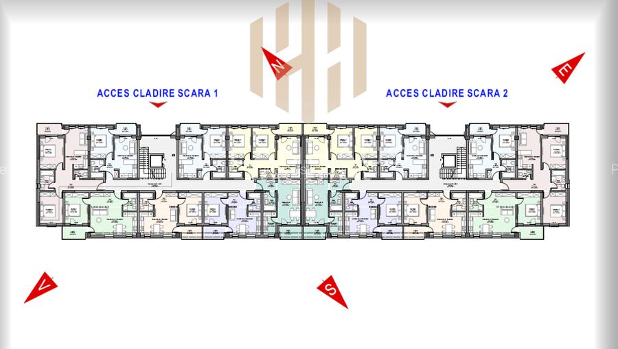 Apartament cu 2 camere, bloc nou – Zona Policlinica Sf. Ioan, str. Brancoveanu - 7