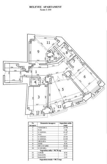 Stil de viata in inima Capitalei | 3 camere la Unirii, 99 mp, ultra-linistit - 20