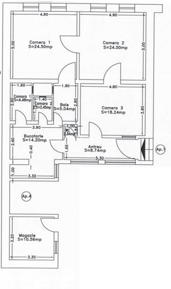 De vanzare casa tip duplex 121 mp 3 camere Zona Odobescu - 10
